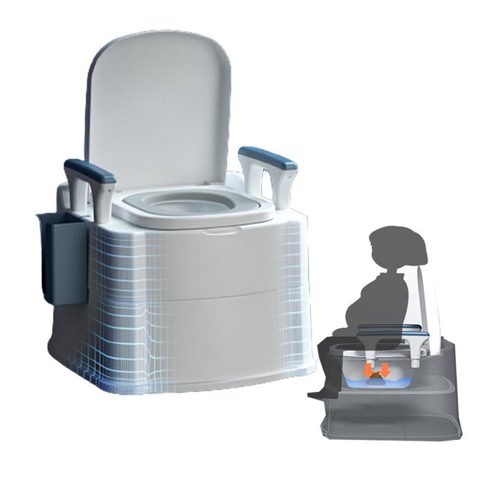 مرحاض لكبار السن ونساء الحوامل متعدد الإستخدام Multi-use toilet for the elderly and pregnant women - Dupamine Store - 48.000