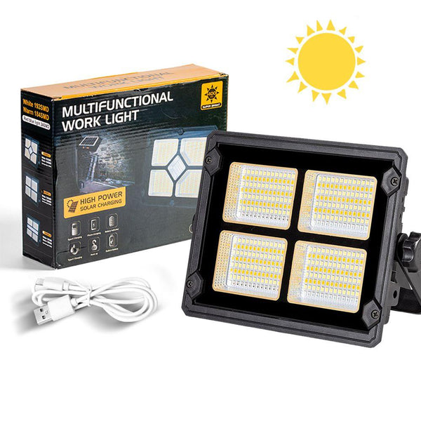 كشاف يعمل بالطاقة الشمسية أوبالشحنMultifuctional Work Light 2 in 1 - Dupamine Store - 38.000