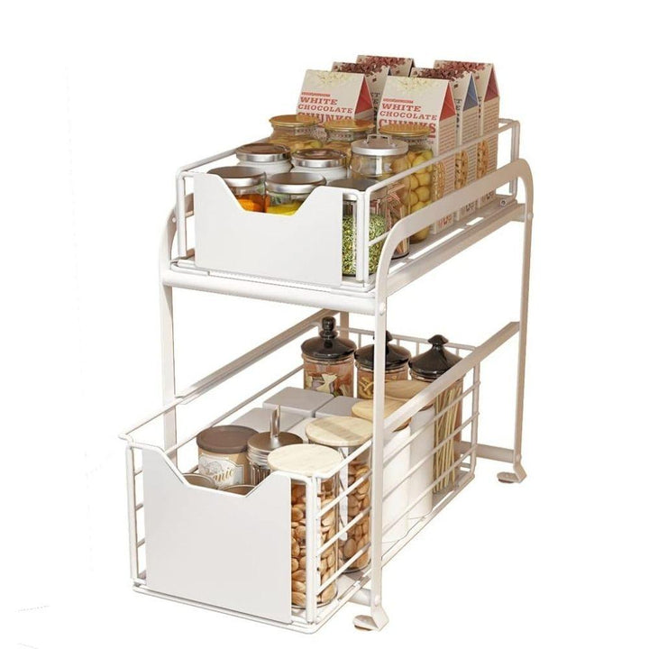 درجين تخزين قابل للسحب لإستخدامات متعددة Retractable storage drawer for multiple uses - Dupamine Store - 15.000