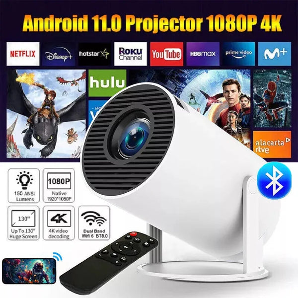 Android cinema projector that supports downloading applications - بروجكتر سينمائي بنظام اندرويد يدعم تحميل التطبيقات