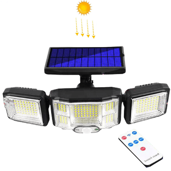 كشاف شمسي ثلاثي مستشعر الحركة solar sensor light jD - Dupamine Store - 17.000