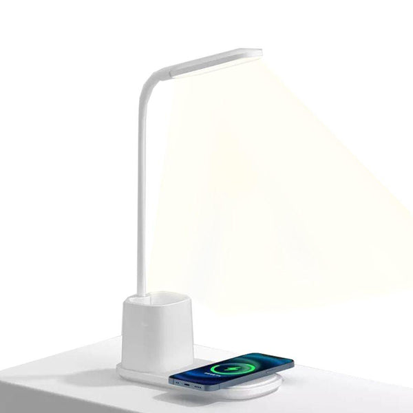 تيبل لامب مع شاحن هاتف وايرلس تعمل بالشحن Table lamp with a wireless phone charger - Dupamine Store - 18.000