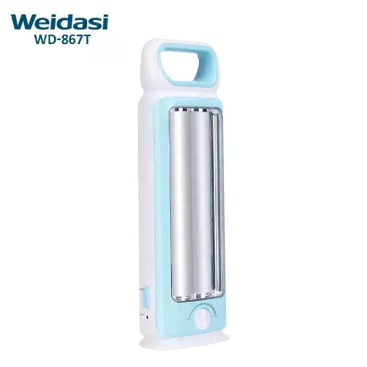 مصباح الطوارئ يعمل بالشحن سهل للتنقل والحمل The rechargeable emergency light is easy to move and carry WEID ASI WD-867T - Dupamine Store - 12.000