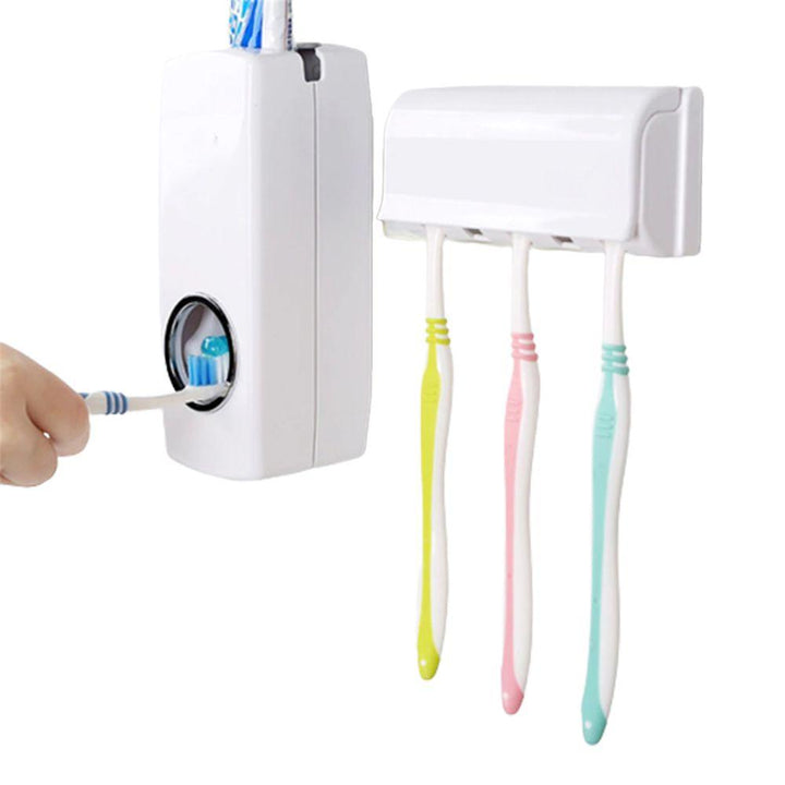 حمالة فراشي الأسنان والمعجون Toothpaste Dispenser - Dupamine Store - 2.000