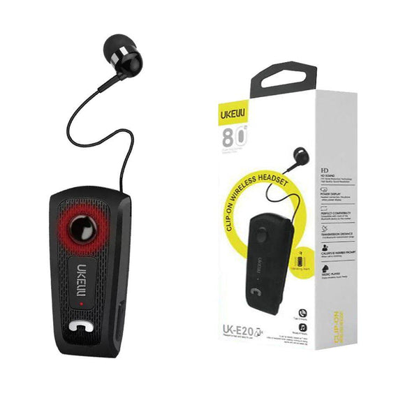 سماعة فردية بلوتوثUKEUU Clip-one wireless headset - Dupamine Store - 15.000