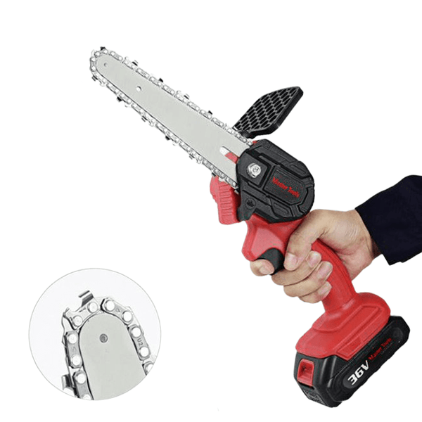 منشار لقص وتقليم الشجر يعمل بالبطارية V36 6inch Mini Electric Chainsaw - Dupamine Store - 63.000