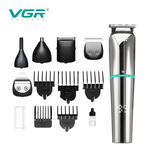 ماكينة حلاقة رجالي بمجموعة شفرات Vgr 6 in 1 v101 Face, Hair and Body - Multi Grooming Kit - Dupamine Store - 25.000