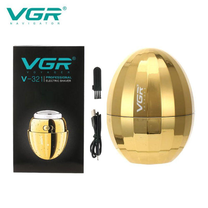 ماكينة حلاقة اللحية محمولة على شكل بيضة Vgr Mini Razor Egg-Shaped Compact Portable Razor v-321 - Dupamine Store - 14.000