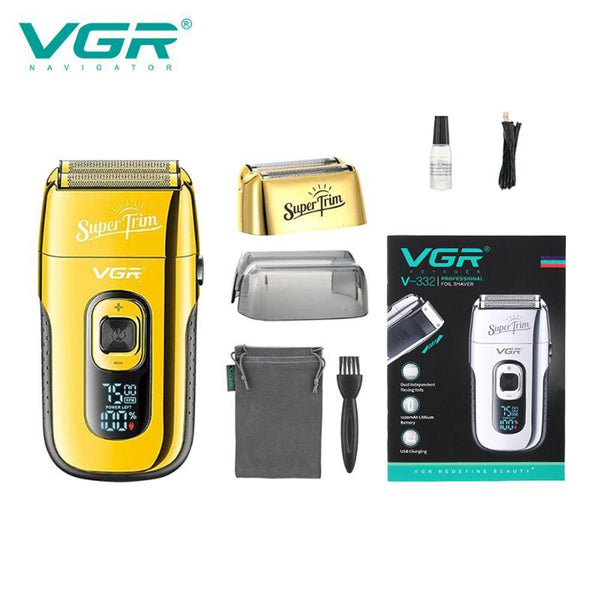 ماكينة حلاقة شفرة صغيرة مزدوجة Vgr V-332 mini metal twin blade shaving machine - Dupamine Store - 22.000